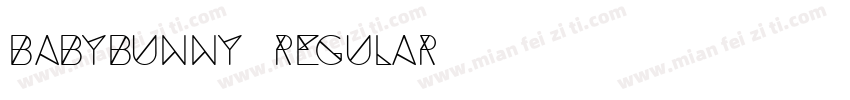Babybunny Regular字体转换